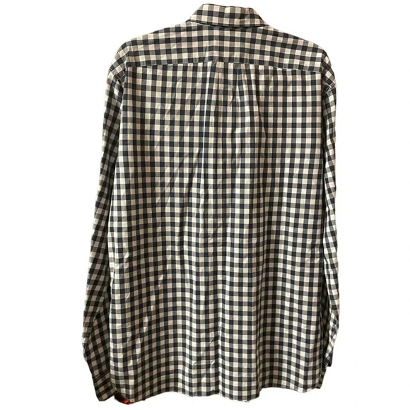 J.CREW BLUE GINGHAM SLIM BUTTON DOWN SHIRT - Picture 3 of 7